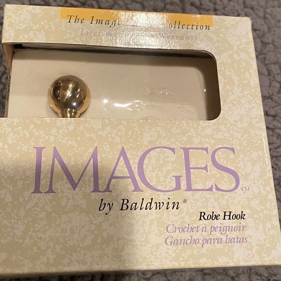 Images By Baldwin Solid Brass Robe Hook Mystic - Picture 7 of 10